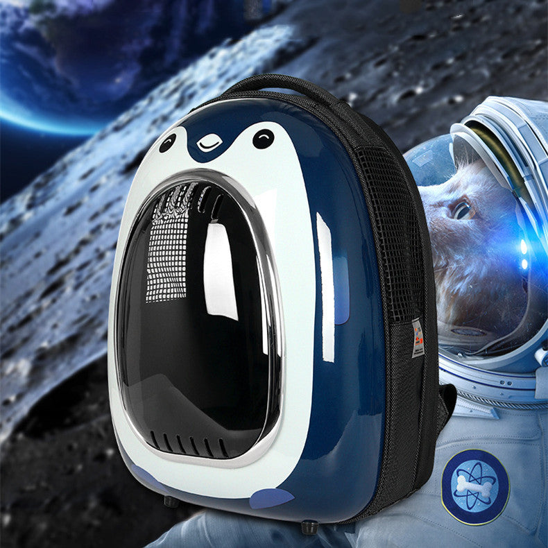 Going Out Intelligent Temperature Control Double Shoulder Transparent Space Capsule Cat Bag - CAPTURE360 5 CAPTURE360