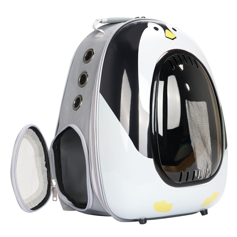 Going Out Intelligent Temperature Control Double Shoulder Transparent Space Capsule Cat Bag - CAPTURE360 5 CAPTURE360