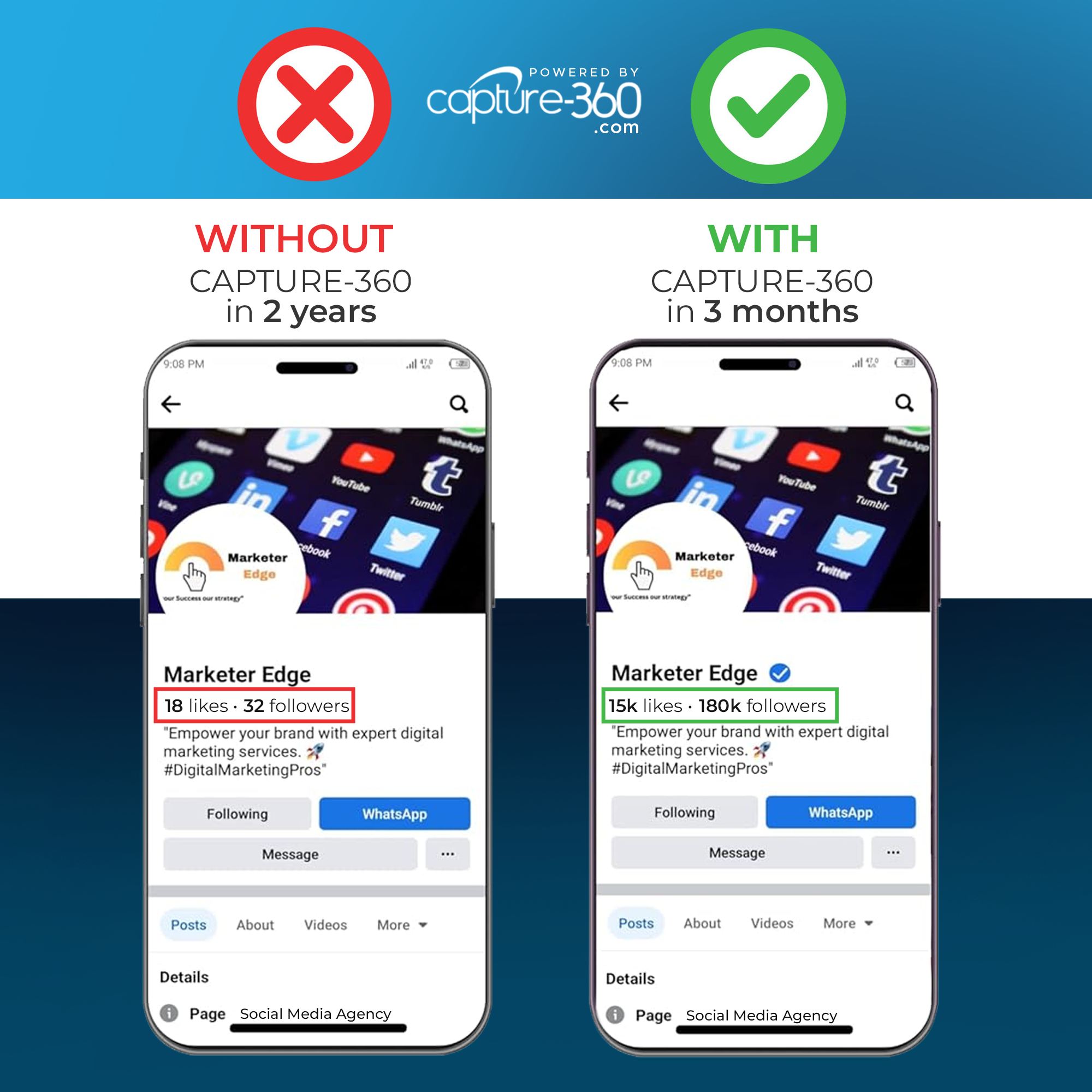 Follow Us On Social Media - Facebook Card - CAPTURE360 CAPTURE360
