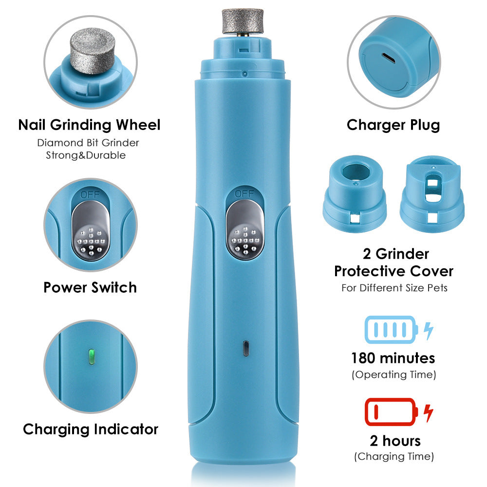 Pet electric nail polisher manicure tool set - CAPTURE360 5 CAPTURE360
