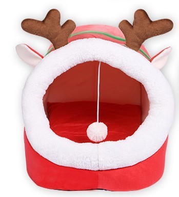 Cat Bed Indoor Soft Cats Houses Warm Cozy Cushion Bag Small Dog Removable Washable Tent Pet House Cat's Basket Pets Mat Supplies - CAPTURE360 5 CAPTURE360