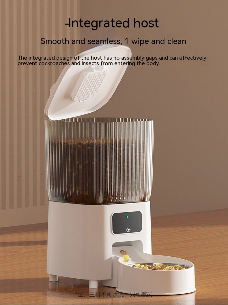 Automatic Pet Feeder Cat Intelligent Remote Control Cat Food Dog Food Timing Quantitative Video Monitoring Pet Feeding Machine - CAPTURE360 5 CAPTURE360