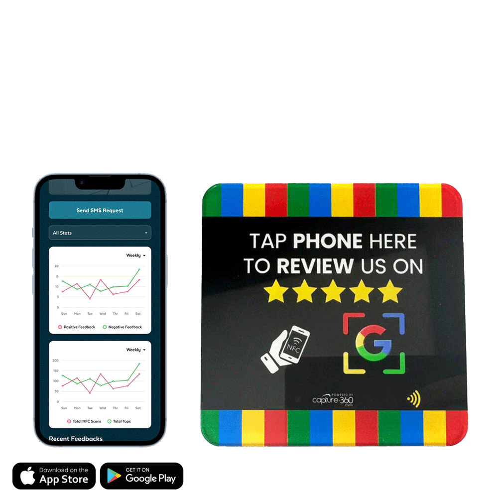 Capture 360 NFC Review plates - CAPTURE360 CAPTURE360