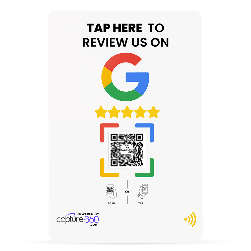 Capture 360 NFC Review Cards - CAPTURE360 CAPTURE360