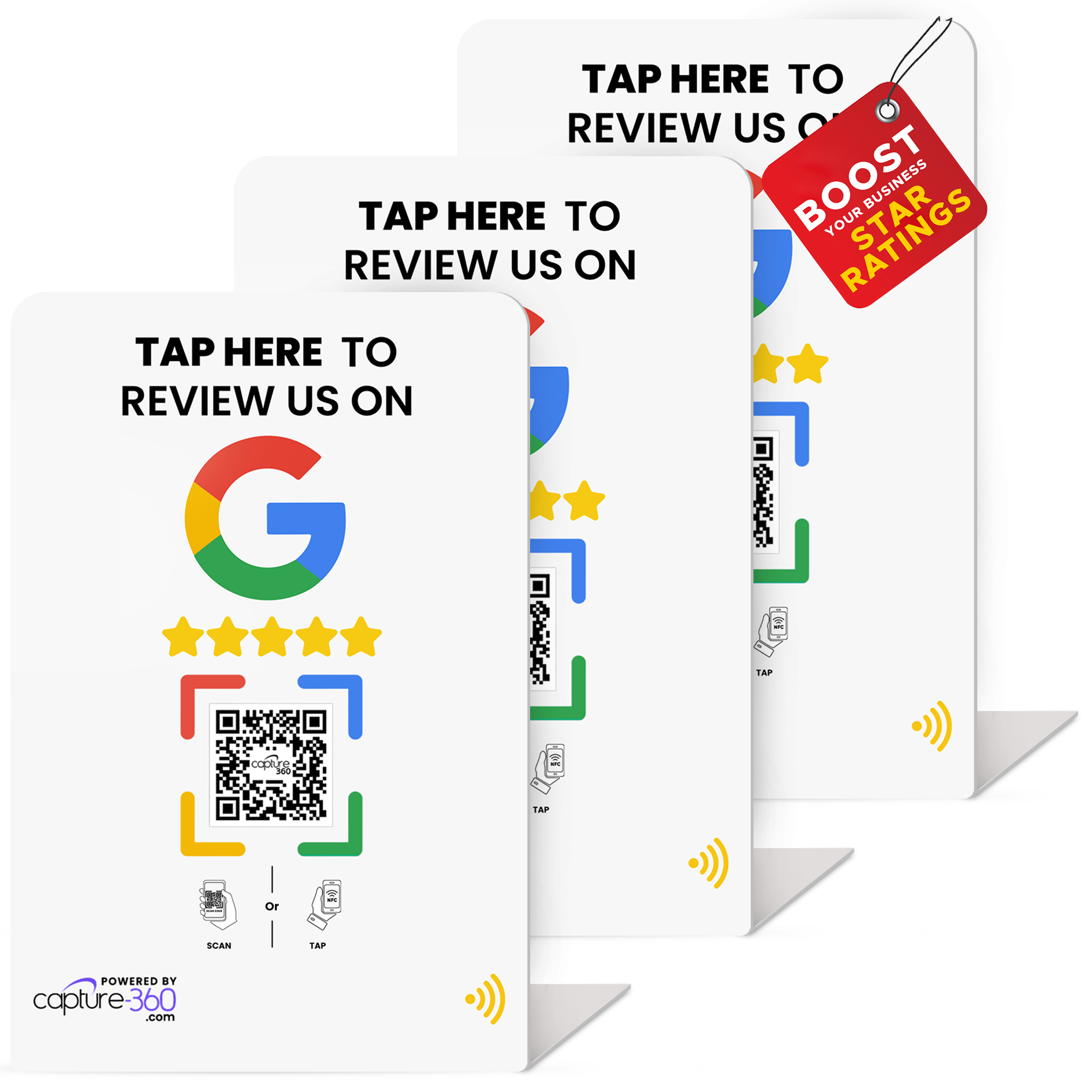 NFC Review Stands - CAPTURE360