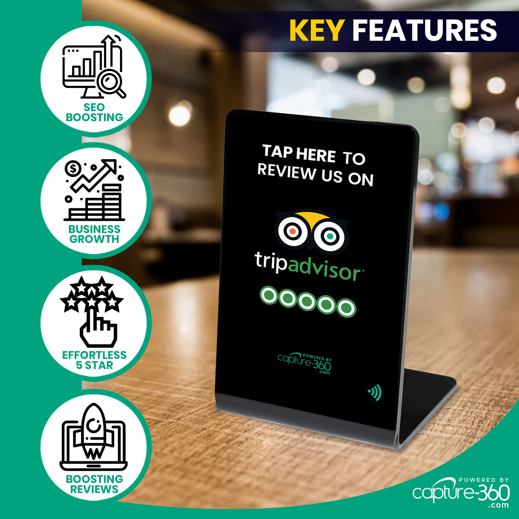 TripAdvisor White Stand