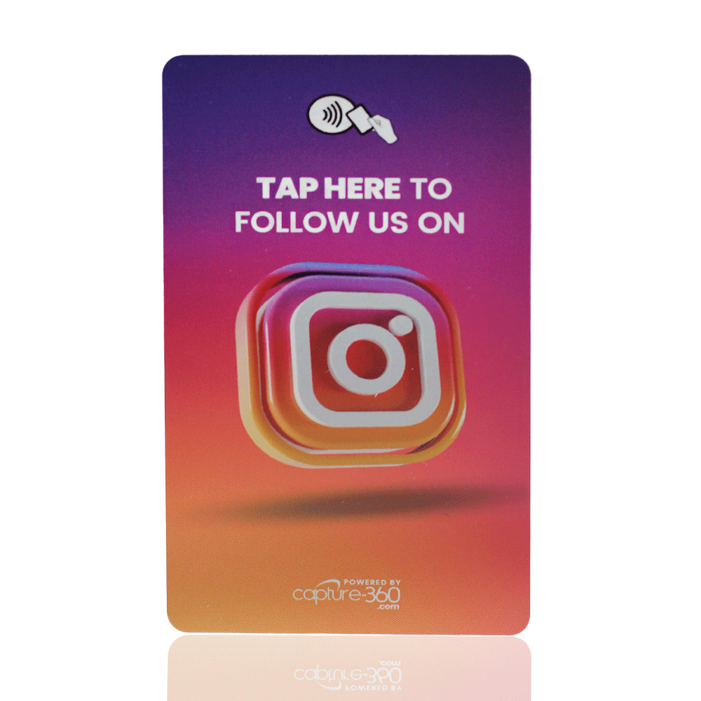 Follow Us On Social Media - Instagram Card - CAPTURE360 CAPTURE360