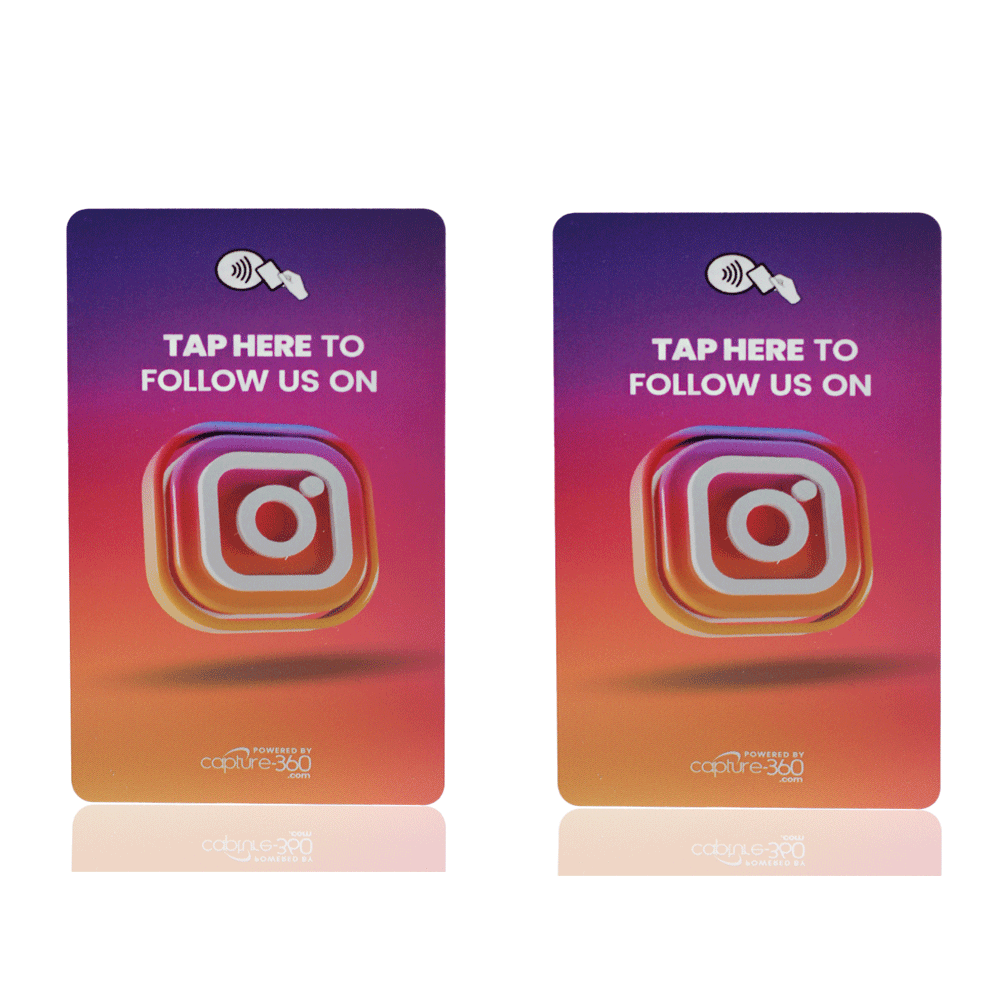 Follow Us On Social Media - Instagram Card - CAPTURE360 CAPTURE360