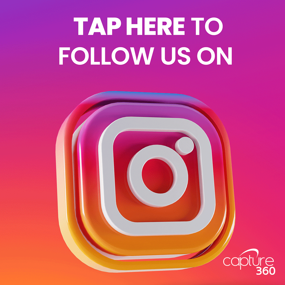 Follow Us On Social Media - Instagram Stand - CAPTURE360 CAPTURE360