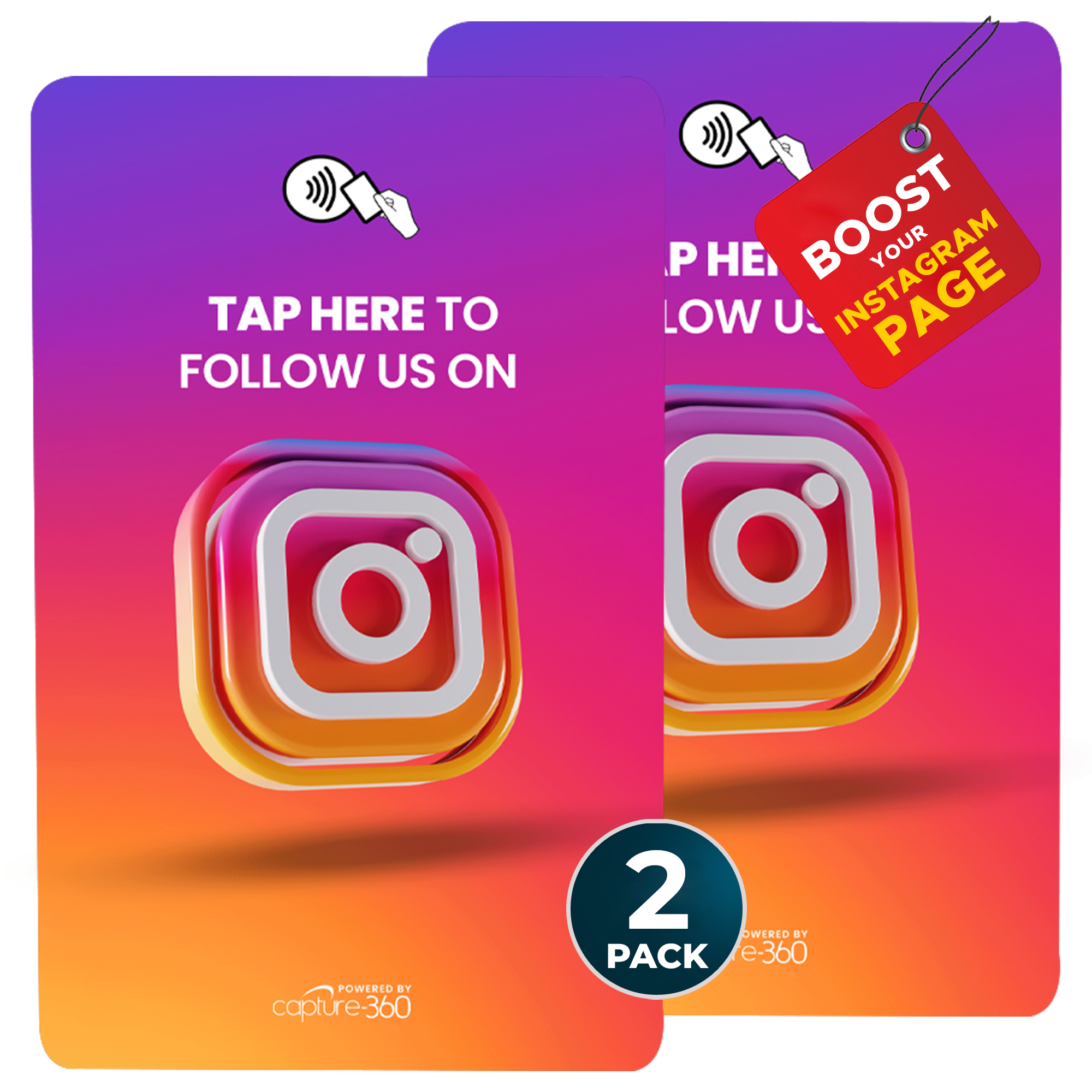 Follow Us On Social Media - Instagram Card - CAPTURE360 CAPTURE360