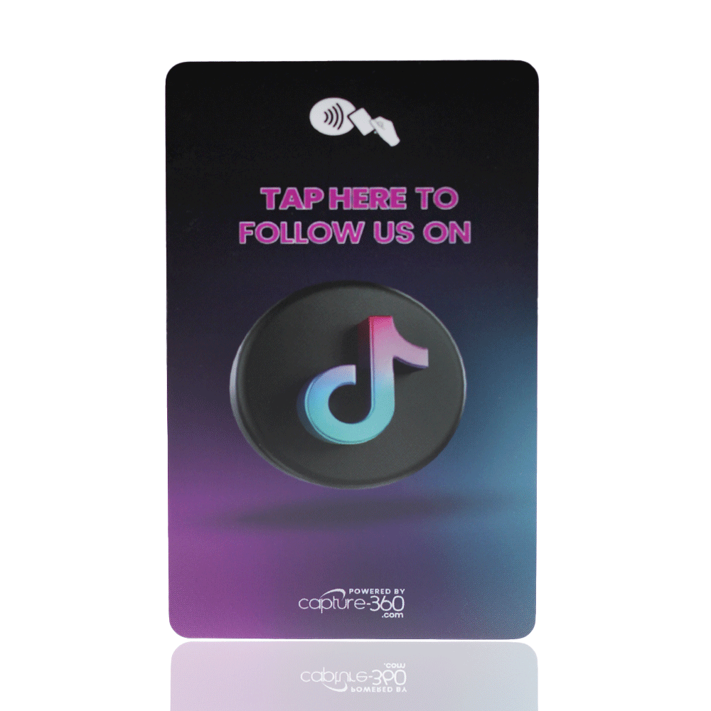 Follow Us On Social Media - TikTok Card - CAPTURE360 CAPTURE360