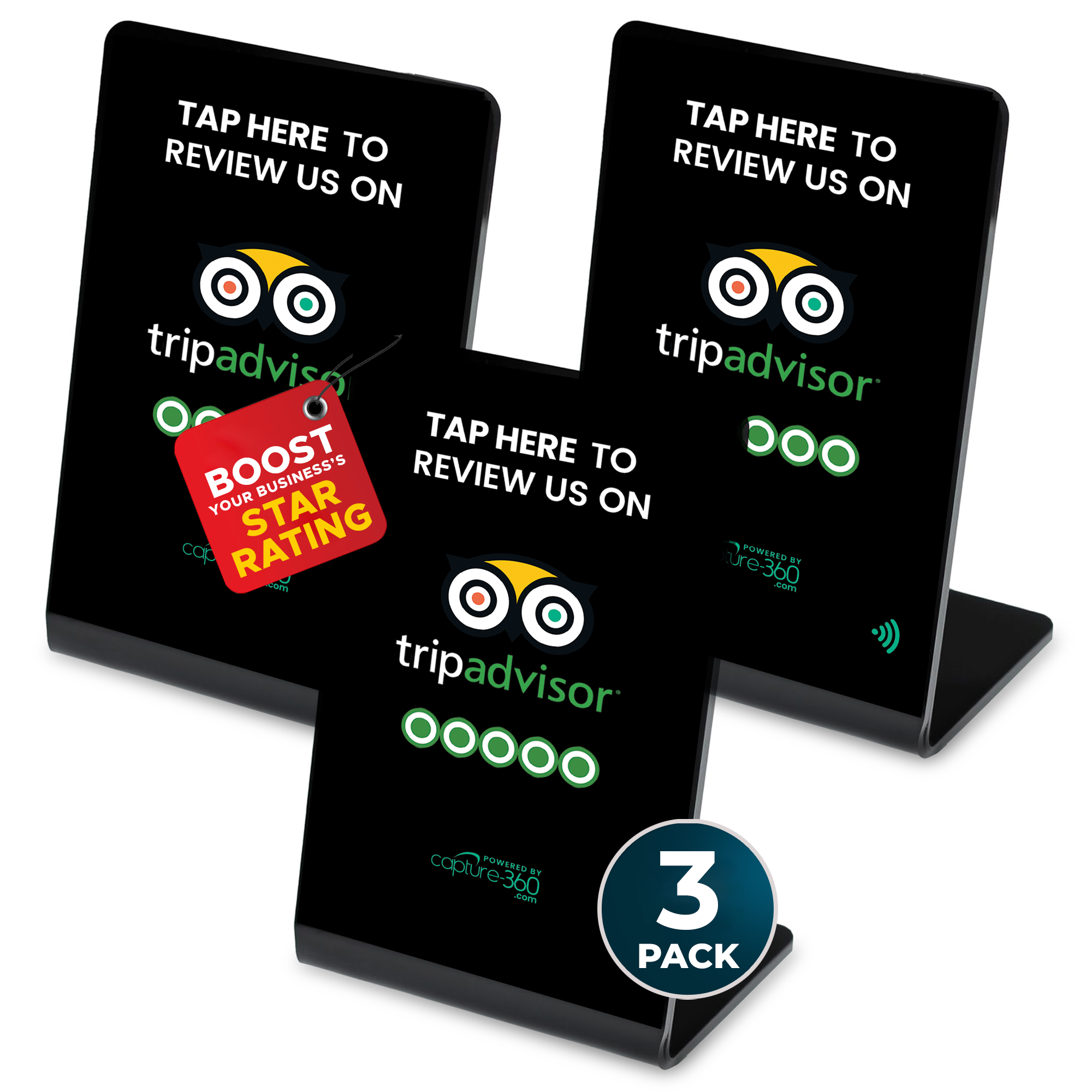 TripAdvisor Black Stand 3