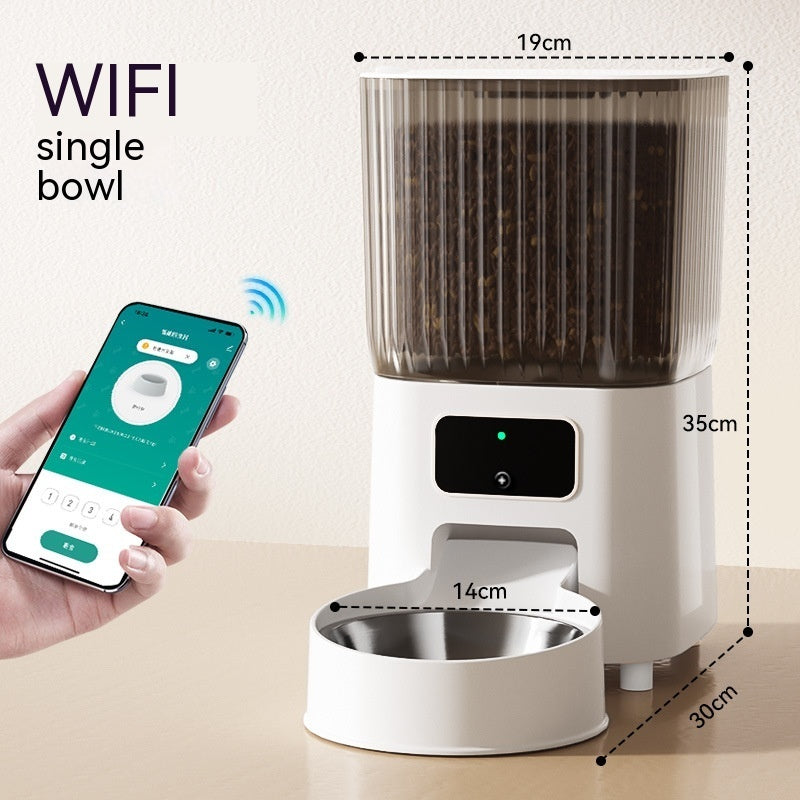 Automatic Pet Feeder Cat Intelligent Remote Control Cat Food Dog Food Timing Quantitative Video Monitoring Pet Feeding Machine - CAPTURE360 5 CAPTURE360