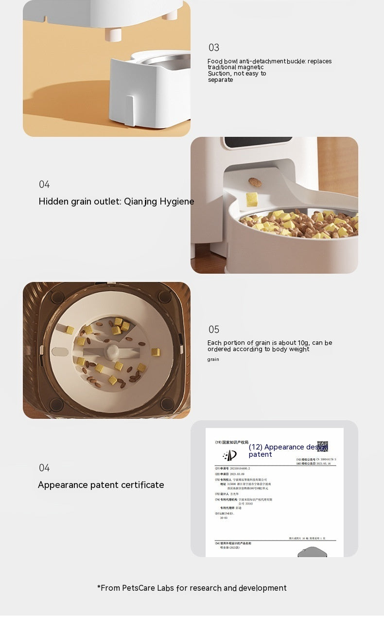 Automatic Pet Feeder Cat Intelligent Remote Control Cat Food Dog Food Timing Quantitative Video Monitoring Pet Feeding Machine - CAPTURE360 5 CAPTURE360