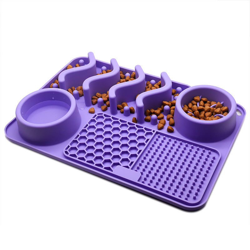 Dog Silicone Licking Pad Pet Licking Mat Silicone Smelling Mat Multifunctional Food Bowl Pets Supplies - CAPTURE360 5 CAPTURE360