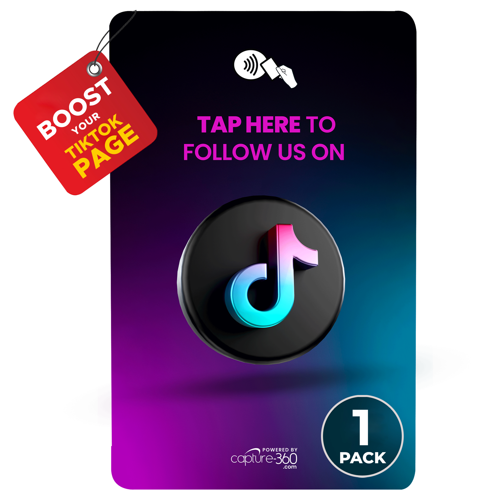 Follow Us On Social Media - TikTok Card - CAPTURE360 CAPTURE360