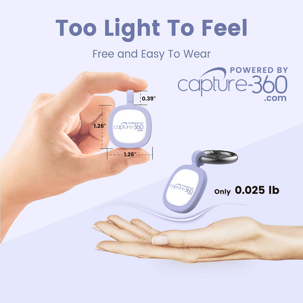 Capture 360 Silent Silicone Smart Pet ID Tag - With NFC & QR Code technology - CAPTURE360 CAPTURE360