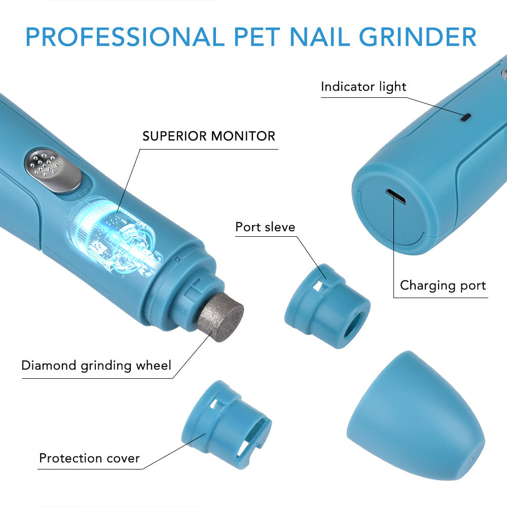 Pet electric nail polisher manicure tool set - CAPTURE360