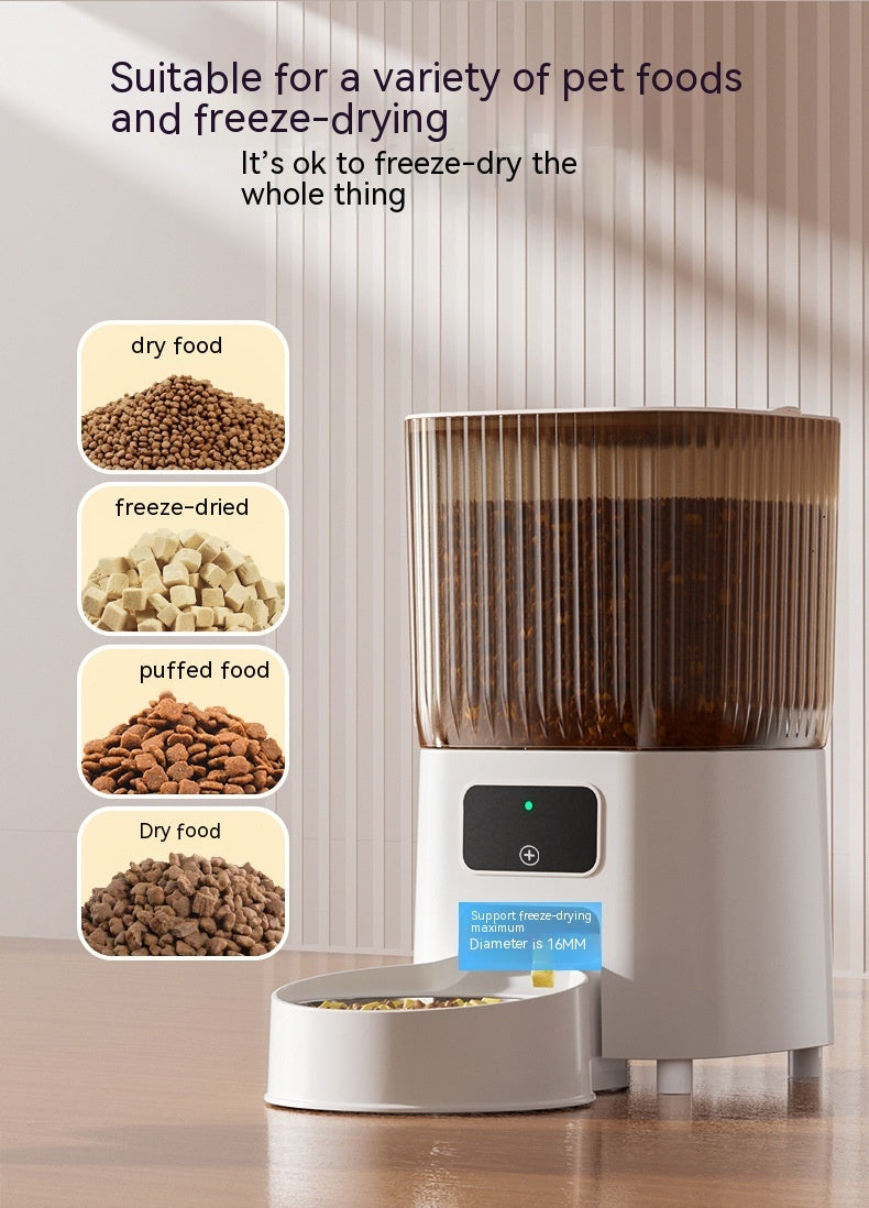 Automatic Pet Feeder Cat Intelligent Remote Control Cat Food Dog Food Timing Quantitative Video Monitoring Pet Feeding Machine - CAPTURE360