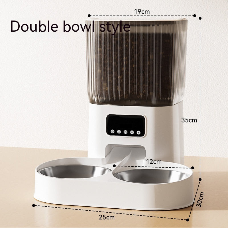 Automatic Pet Feeder Cat Intelligent Remote Control Cat Food Dog Food Timing Quantitative Video Monitoring Pet Feeding Machine - CAPTURE360