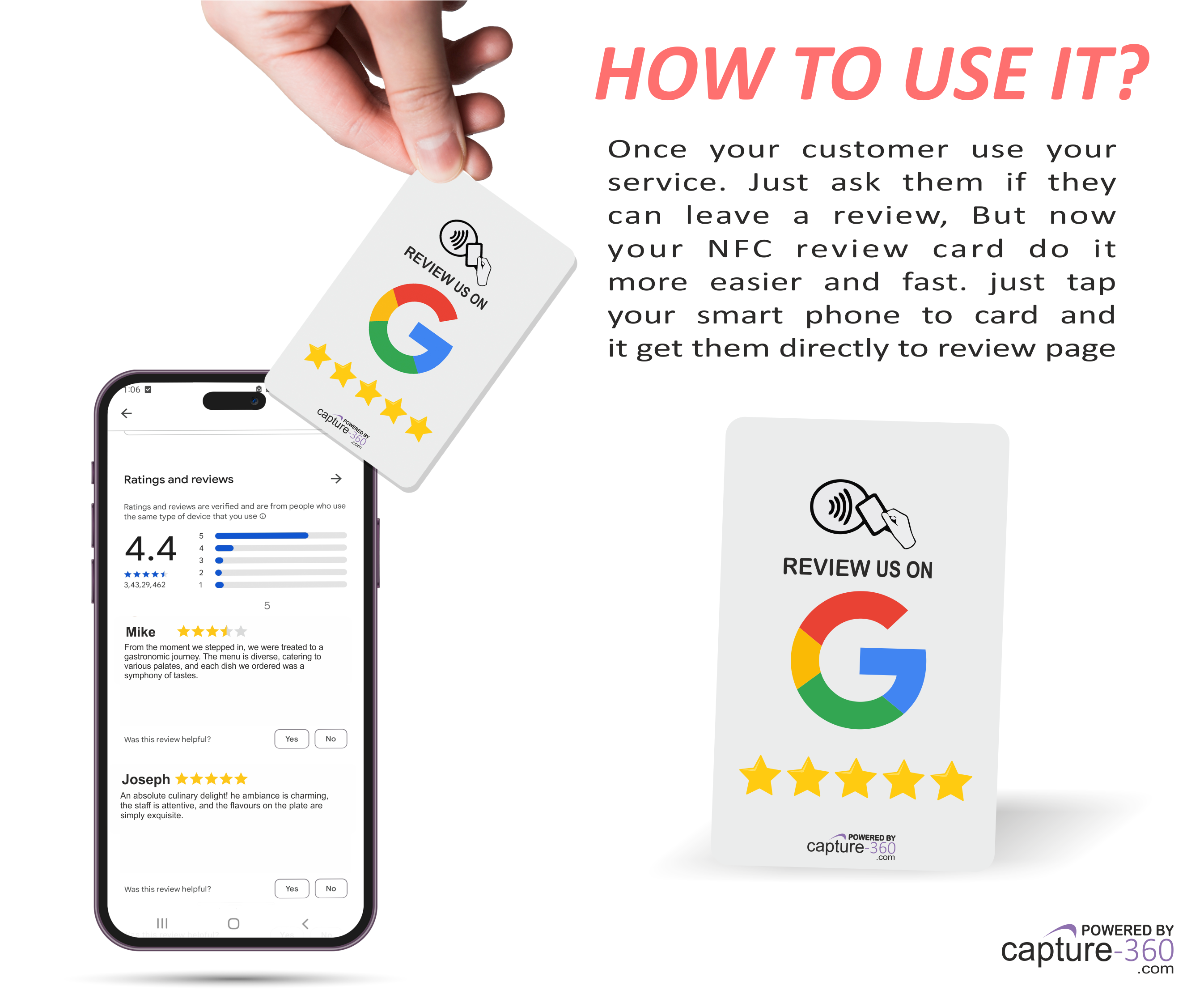 Review Card - White