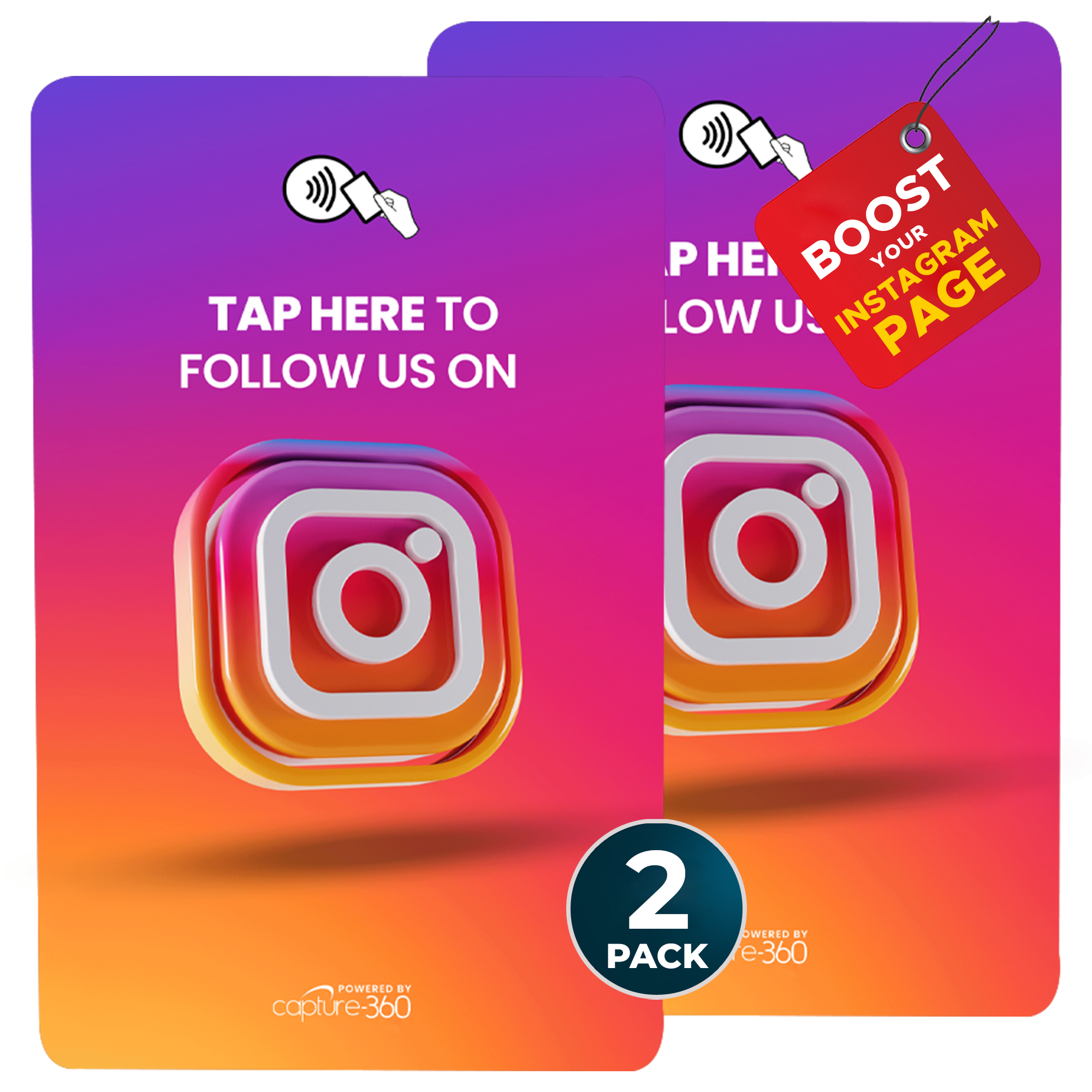 Follow Us On Social Media Card