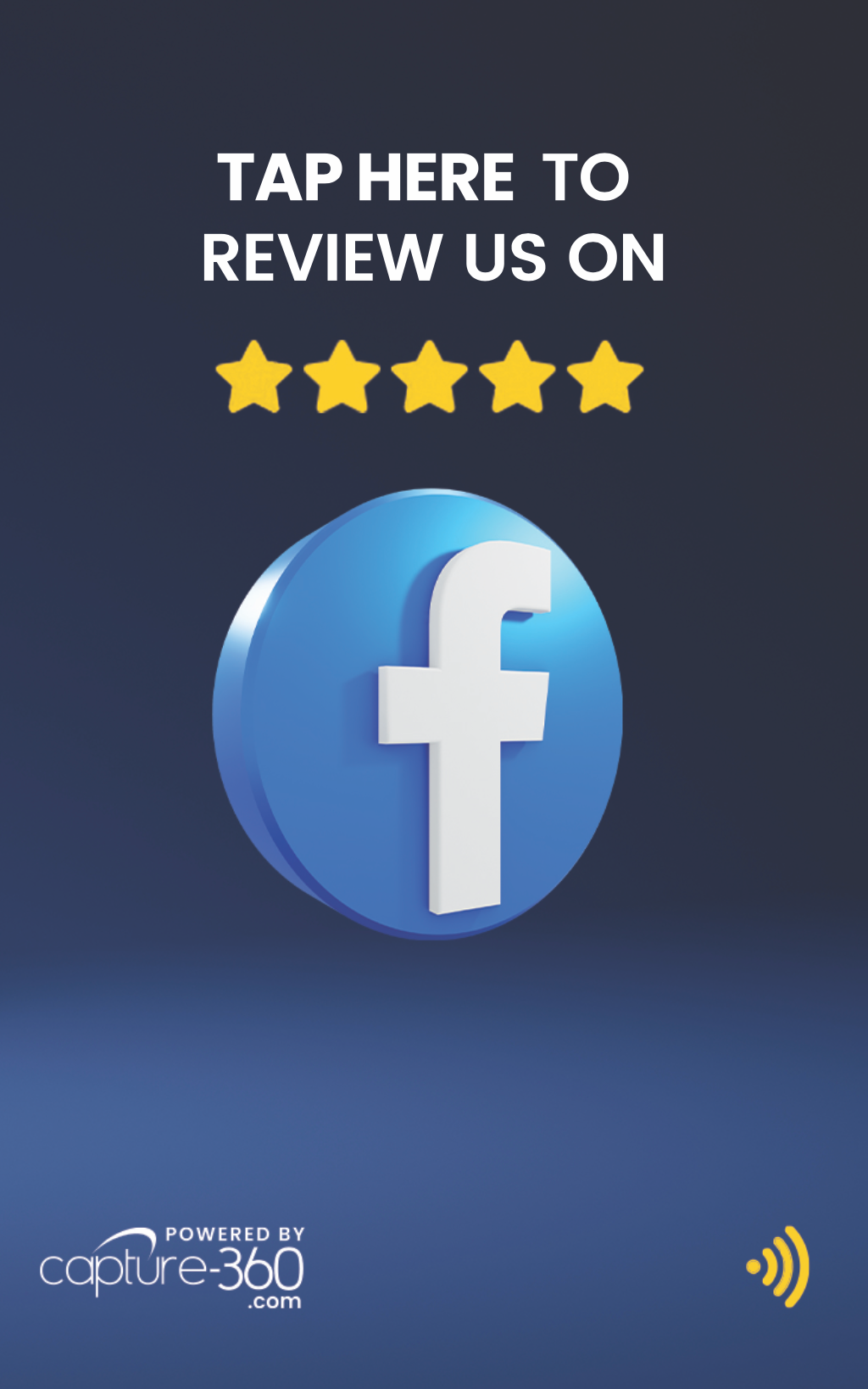 Review Card - FB Blue