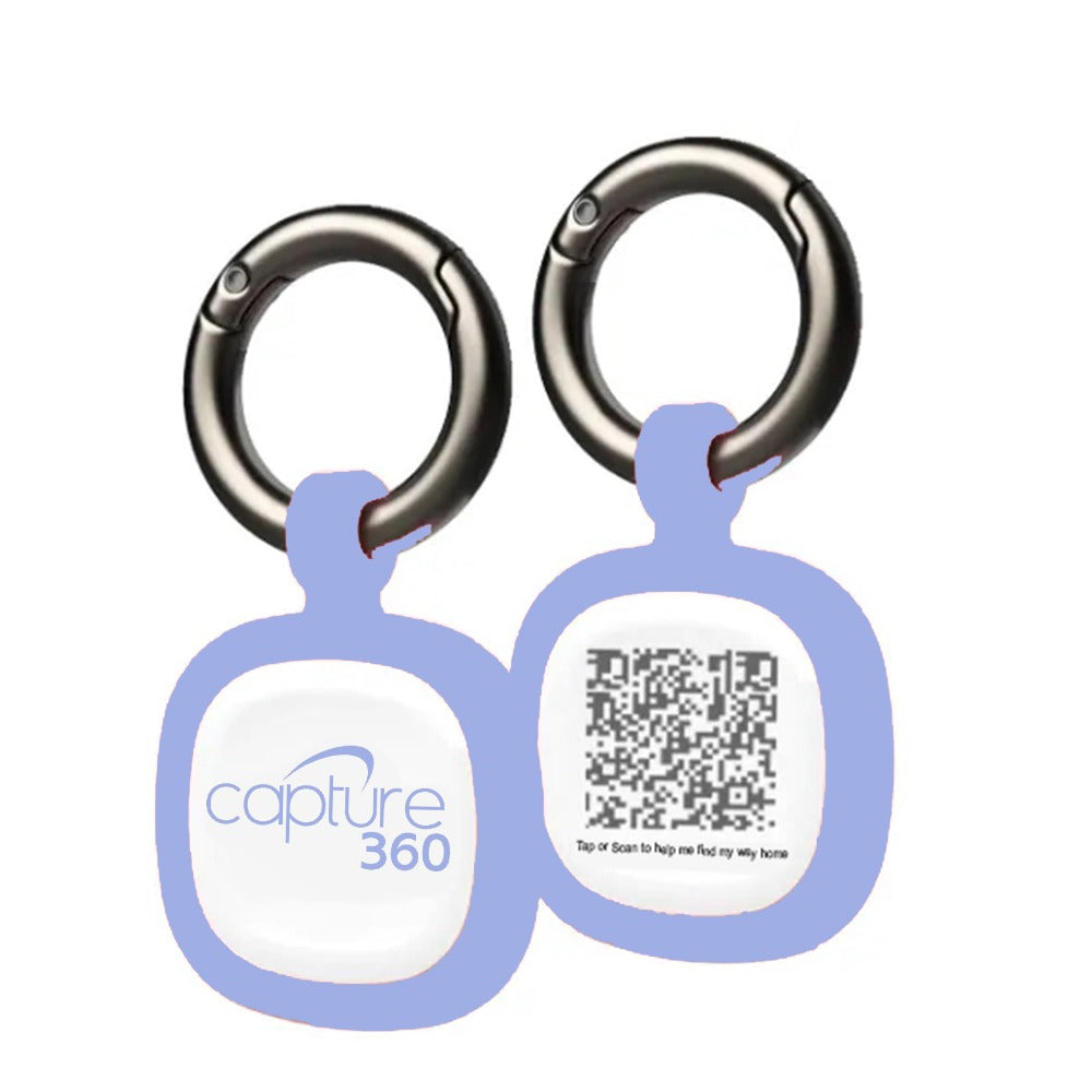 Capture 360 Silent Silicone Smart Pet ID Tag - With NFC & QR Code technology