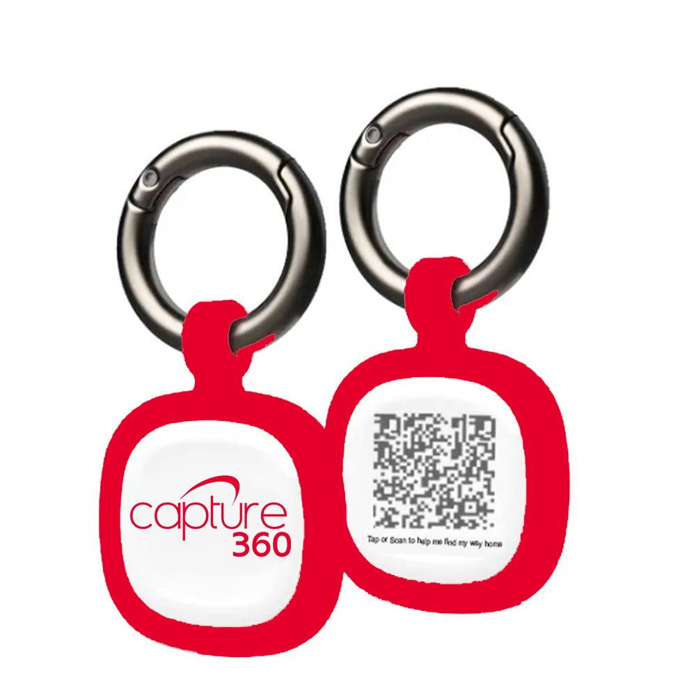 Capture 360 Silent Silicone Smart Pet ID Tag - With NFC & QR Code technology