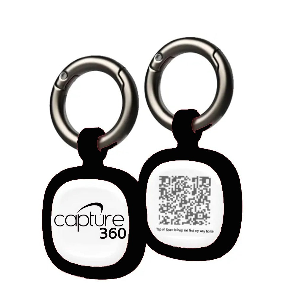 Capture 360 Silent Silicone Smart Pet ID Tag - With NFC & QR Code technology