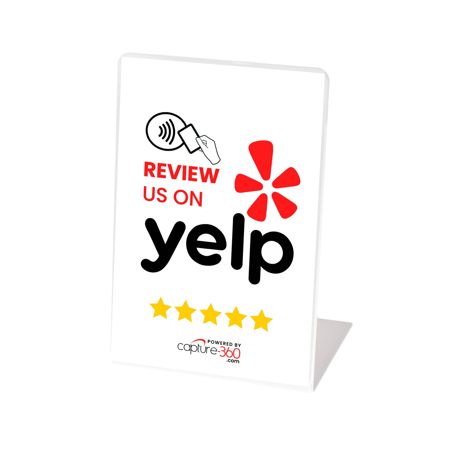 Review Stand - White