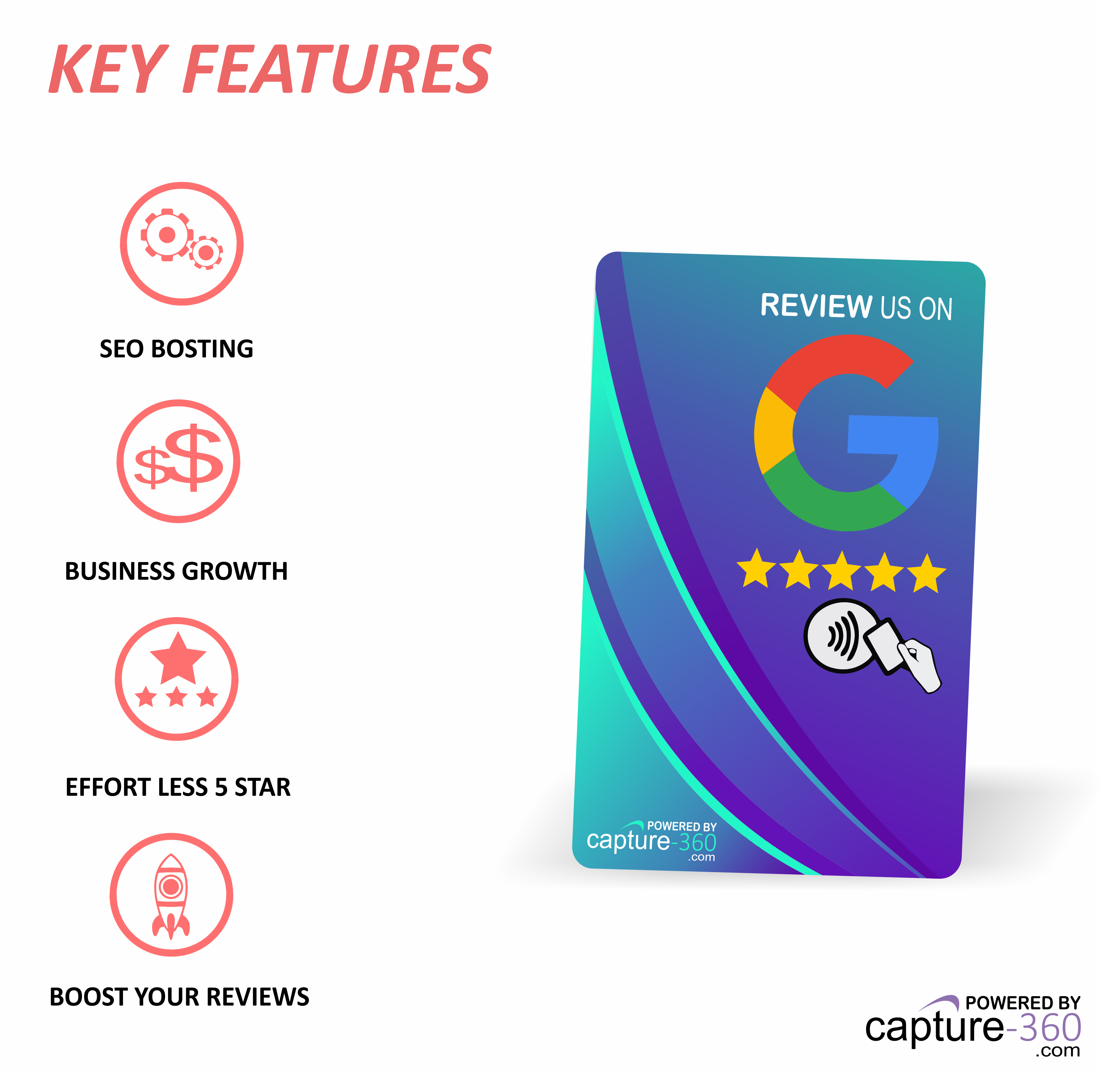 Review Card - Blue