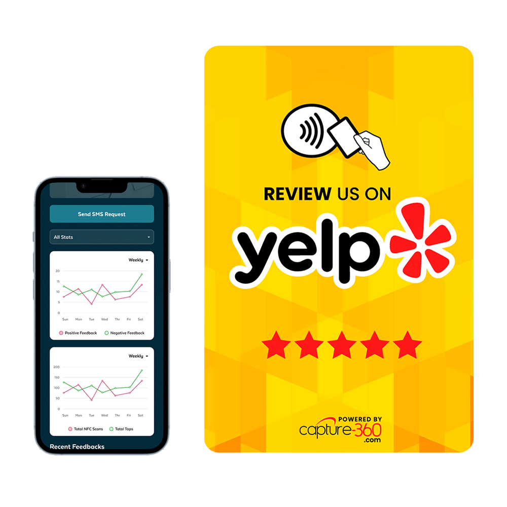 Review Card - Yellow - CAPTURE360